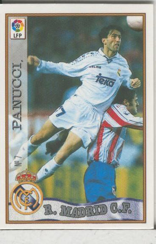 Cromos: Las Fichas de la liga 97-98: Real Madrid numero 07: Panucci