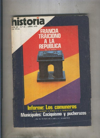 Historia 16 numero 024: Francia traiciono a la Republica