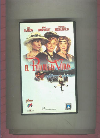 Video VHS: El pico de las viudas (Mia Farrow-Joan Plowright)
