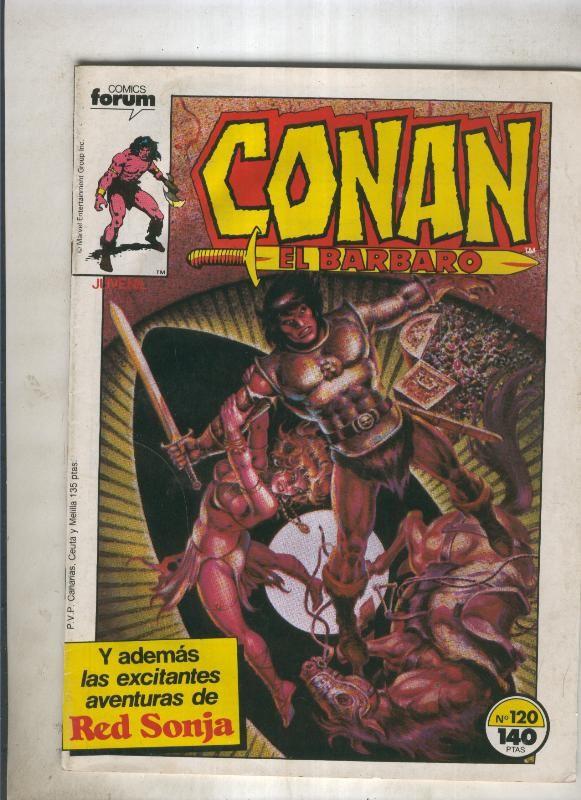 Conan el Barbaro primera edicion numero 120 (numerado 6 en trasera)