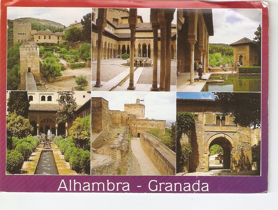 Postal 039860 : Detalles de la Alhambra. Granada