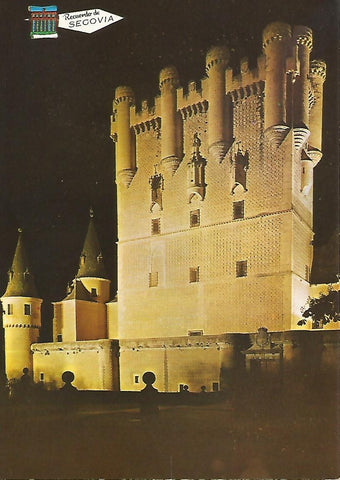 Postal 50904: SEGOVIA - Alcazar. Vista nocturna