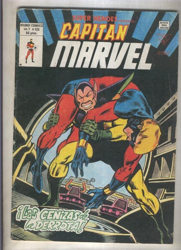 Super Heroes volumen 2 numero 133: Capitan Marvel (numerado 2 en trasera)