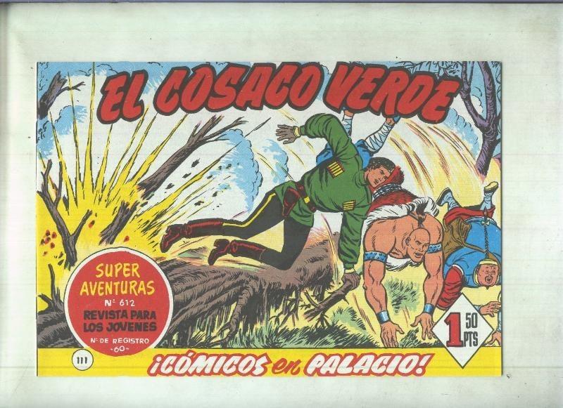 Facsimil de Ediciones B: El Cosaco Verde numero 111: Comicos en palacio