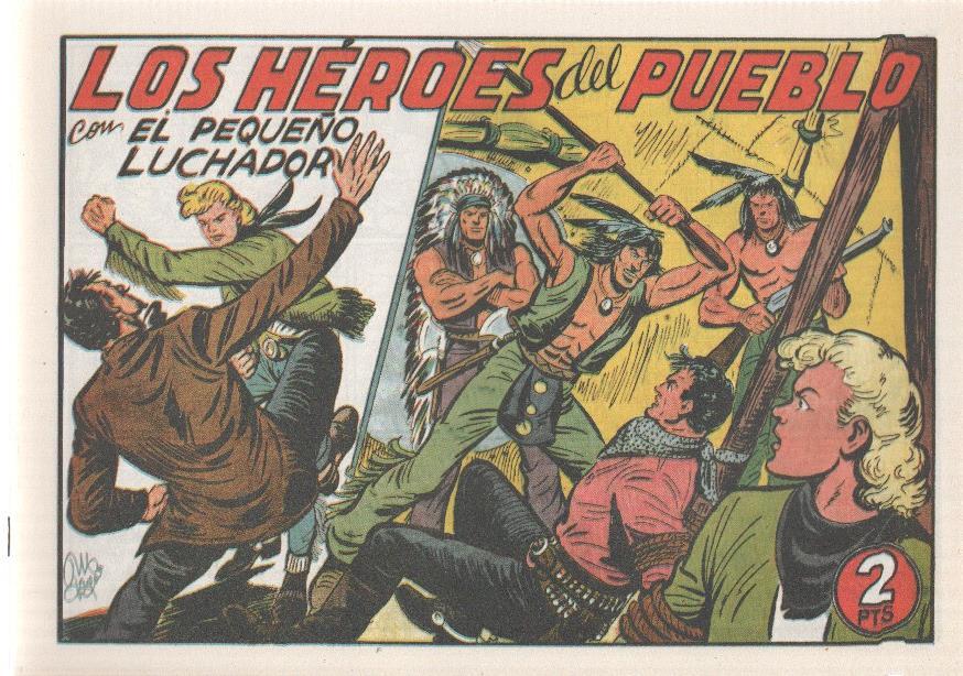 Facsimil: El Pequeño Luchador numero 184: Los heroes del pueblo