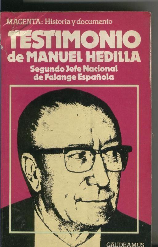 Testimonio de Manuel Hedilla