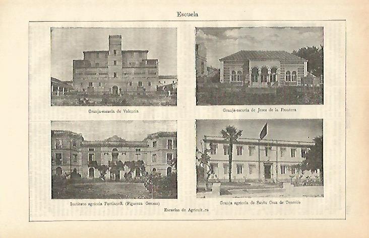 LAMINA ESPASA 16650: Escuelas de Agricultura 