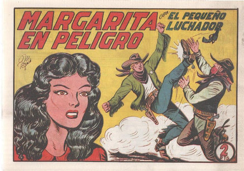 Facsimil: El Pequeño Luchador numero 177: Margarita en peligro