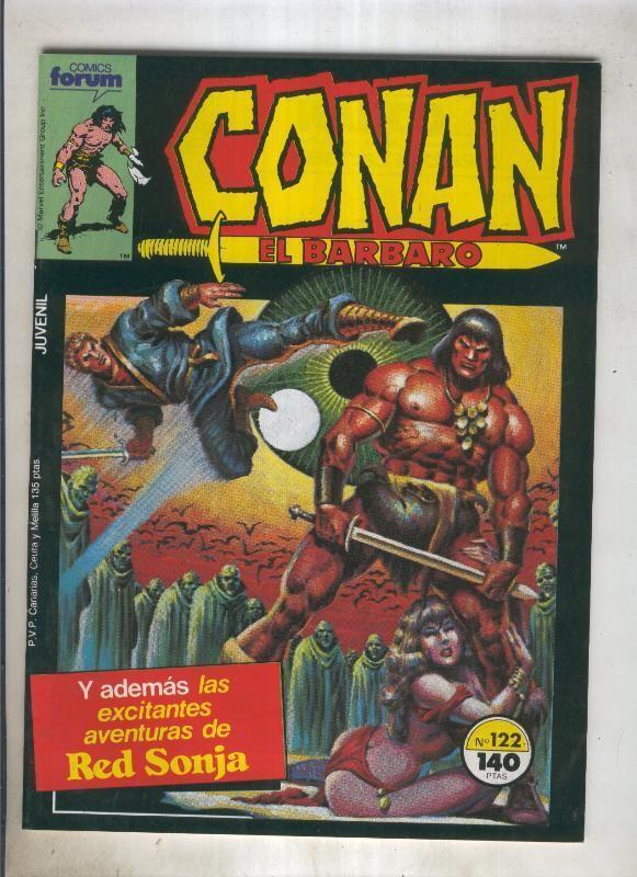Conan el Barbaro primera edicion numero 122 (numerado 2 en trasera)