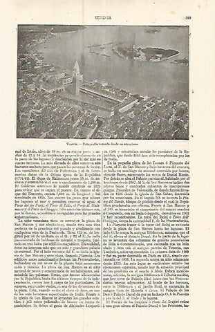 LAMINA ESPASA 17450: Fotografia aerea de Venecia