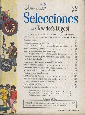 Selecciones del Readers Digest numero 315