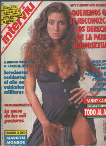 INTERVIU Numero 0891 - FANNY CADEO (rozado cubierta lado inferior)