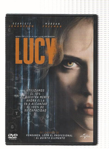 DVD-Cine: LUCY - Scarlett Johansson, Morgan Freeman