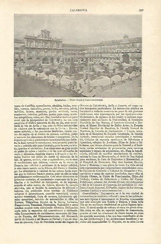 LAMINA ESPASA 18149: Plaza Mayor de Salamanca
