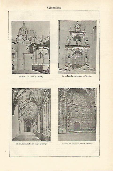 LAMINA ESPASA 18151: Iglesias de Salamanca