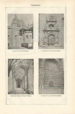 LAMINA ESPASA 18151: Iglesias de Salamanca
