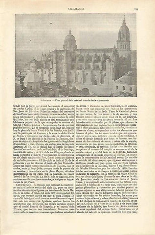 LAMINA ESPASA 18152: Catedral de Salamanca