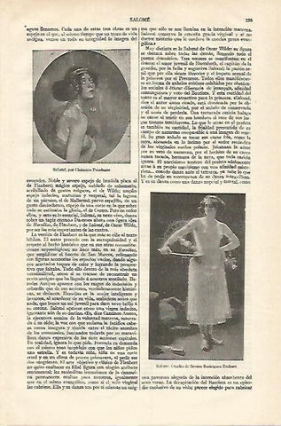 LAMINA ESPASA 18193: Salome por Pausinger