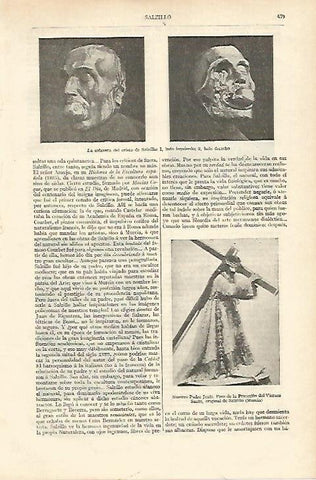 LAMINA ESPASA 18231: La Calavera de Cristo por Salzillo