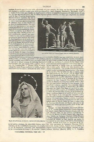 LAMINA ESPASA 18233: Los Azotes y La Dolorosa por Salzillo