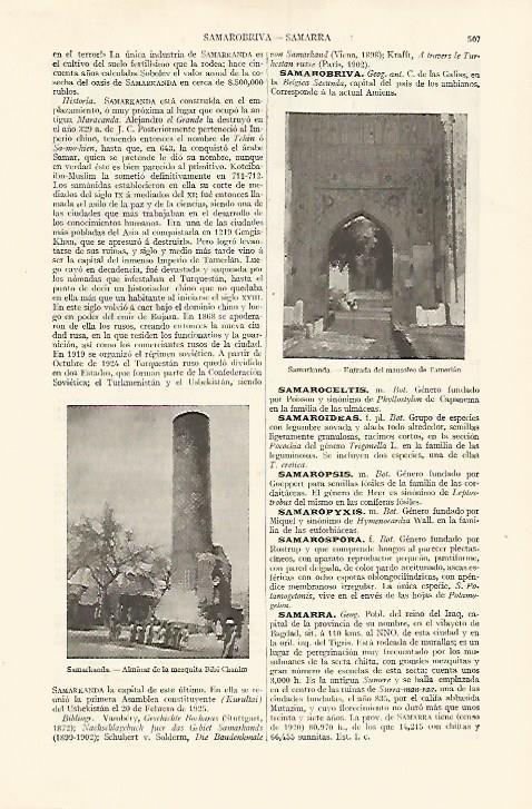 LAMINA ESPASA 18243: Vistas de Samarkanda