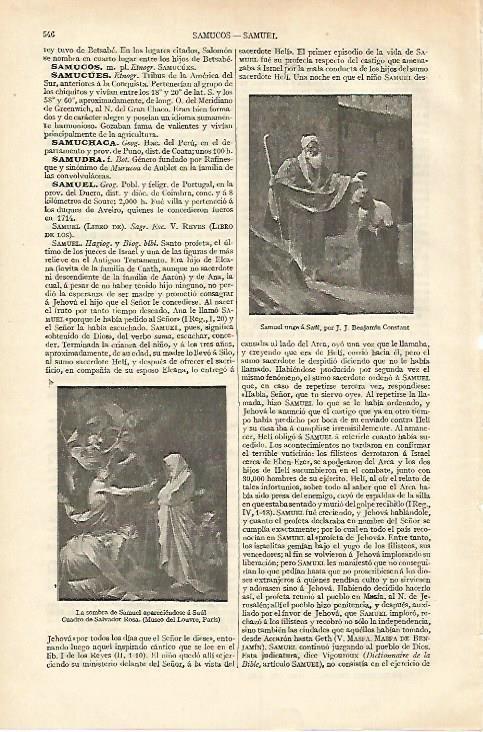 LAMINA ESPASA 18256: Samuel unge a Saulpor Constant