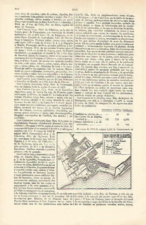 LAMINA ESPASA 18268: Plano de Sant Carles de la Rapita Tarragona