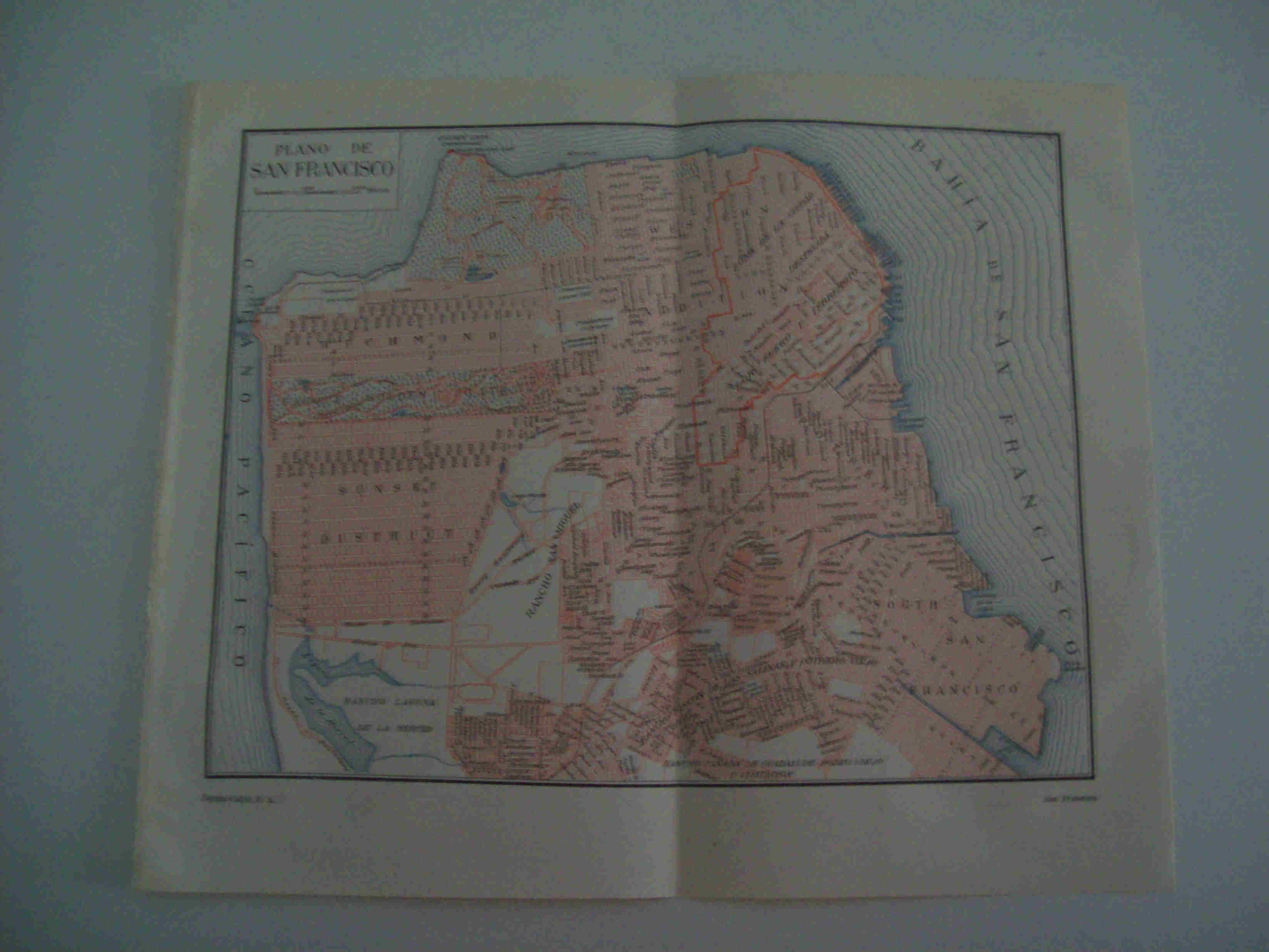 LAMINA ESPASA 18285: Plano de San Francisco Estados Unidos