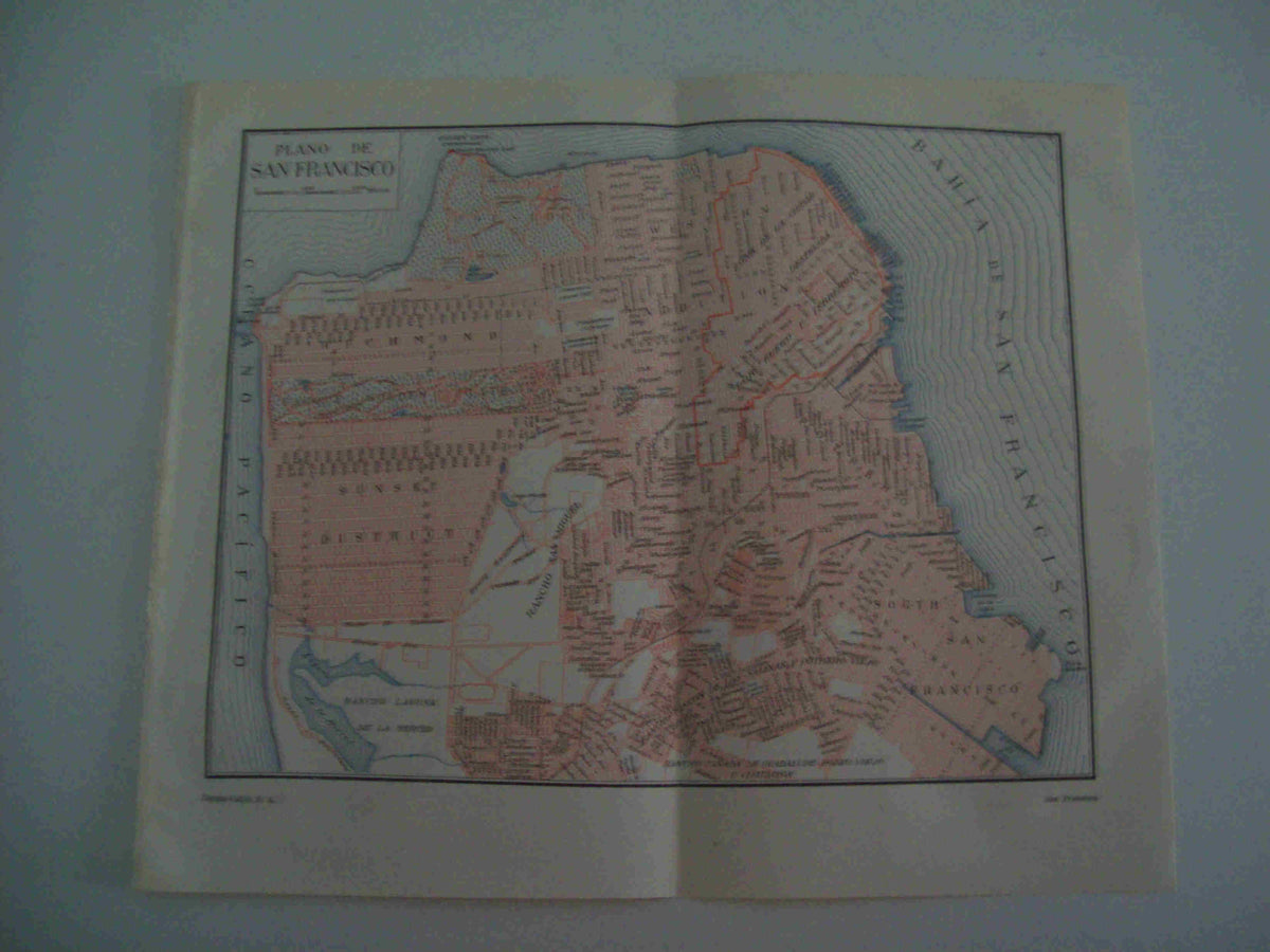 LAMINA ESPASA 18285: Plano de San Francisco Estados Unidos