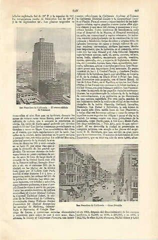 LAMINA ESPASA 18288: Gran Avenida en San Francisco California