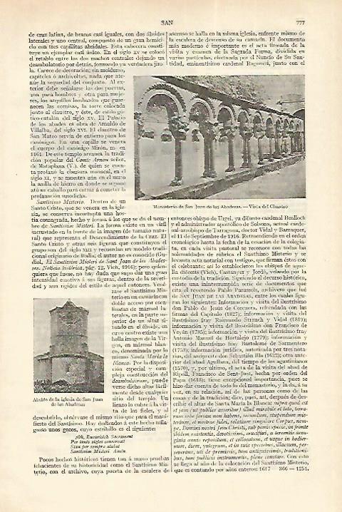 LAMINA ESPASA 18314: Monasterio de Sant Joan de les Abadesses