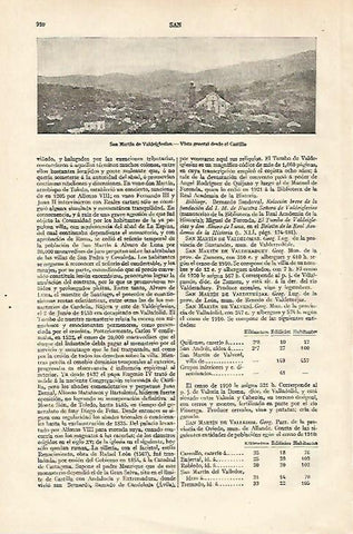 LAMINA ESPASA 18343: Vista de San Martin de Valdeiglesias