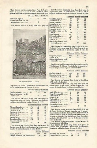 LAMINA ESPASA 18351: San Miguel de Fluvia