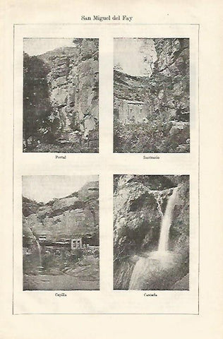 LAMINA ESPASA 18352: Sant Miquel del Fai Barcelona