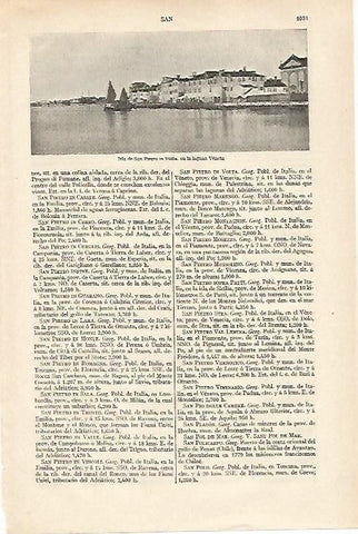 LAMINA ESPASA 18366: Isla de San Pietro in Volta