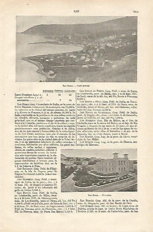 LAMINA ESPASA 18371: Vista y Casino de San Remo