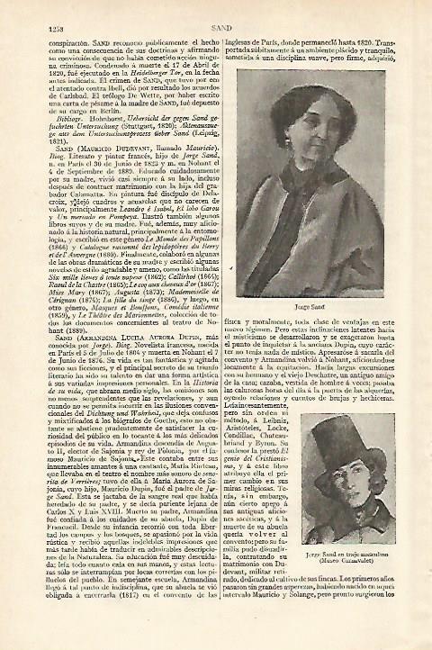 LAMINA ESPASA 18417: George Sand
