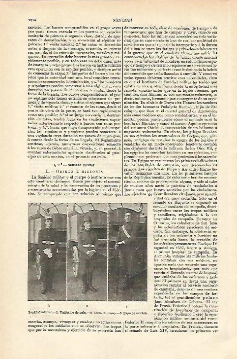 LAMINA ESPASA 18428: Sanitarios militares