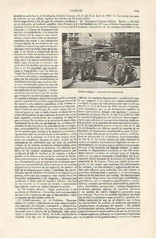 LAMINA ESPASA 18431: Ambulancia militar