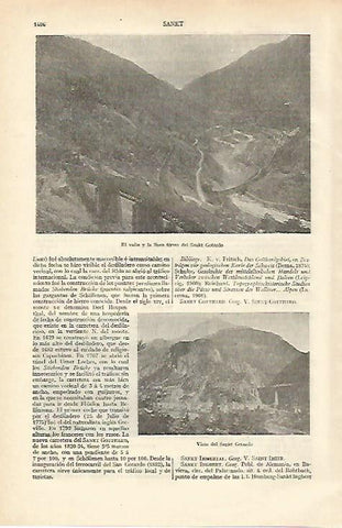 LAMINA ESPASA 18436: Valle del Sankt Gotardo
