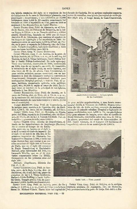 LAMINA ESPASA 18438: Sankt Polten en Austria