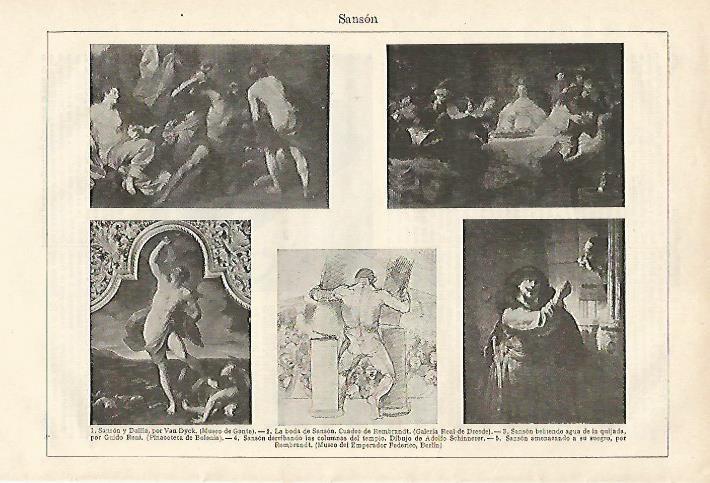 LAMINA ESPASA 18444: Sanson