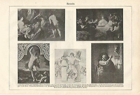 LAMINA ESPASA 18444: Sanson