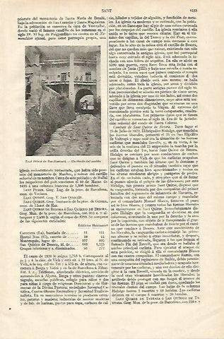 LAMINA ESPASA 18453: Sant Privat de Bas Girona