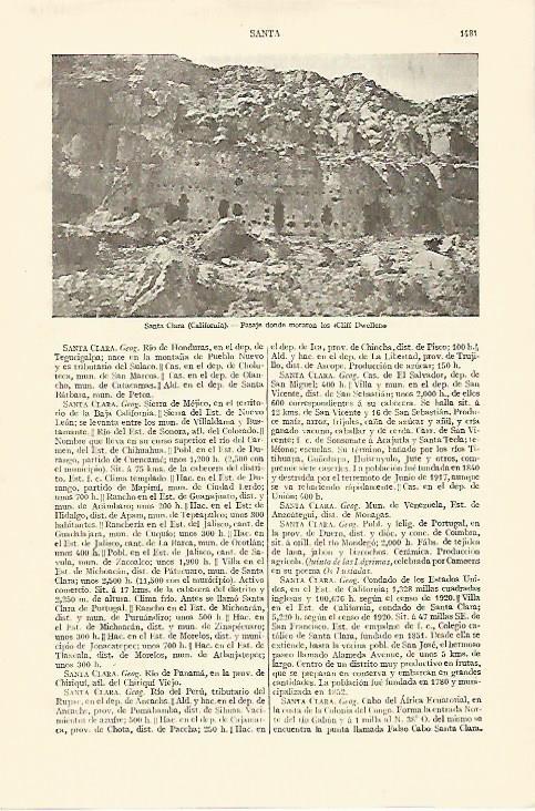 LAMINA ESPASA 18460: Cliff Dwellers en Santa Clara Estados Unidos