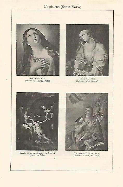 LAMINA ESPASA 18494: Santa Maria Magdalena