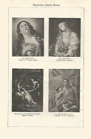 LAMINA ESPASA 18494: Santa Maria Magdalena
