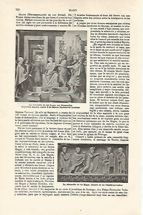 LAMINA ESPASA 18516: La Adoracion de los Magos por Bramantine