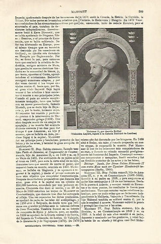 LAMINA ESPASA 18524:Mahomet II por G. Bellini