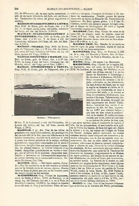 LAMINA ESPASA 18528: Vista de Maidens Irlanda